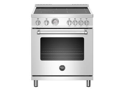 30" Beratzzoni Master Series Induction Range 4 Heating Zones Electric Oven - MAST304INMXE