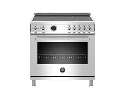 36" Bertazzoni Professional Series Induction Range 5 Heating Zones - PROF365INSXT