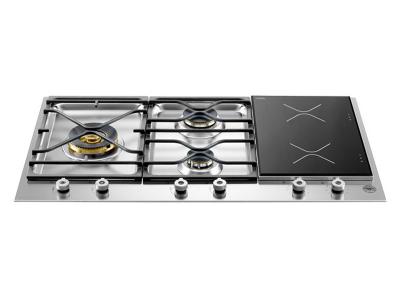 36" Bertazzoni Professional Series Segmented Gas/Induction Cooktop - PM363I0X