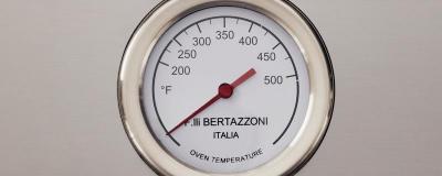 48" Bertazzoni Gas Range with 6 Brass Burner and Griddle - PROF486GGASGIT