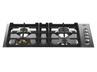 30" Bertazzoni Professional Series Drop-in Gas Cooktop With 4 Brass Burners - PROF304QBXT