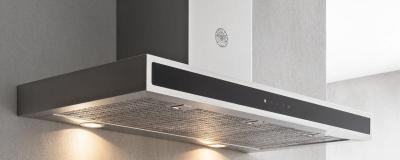 48" Bertazzoni Glass front, 1 Motor 600 CFM Wallmount Hood - KG48X