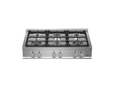 36" Bertazzoni Master Series Gas Rangetop With 6 burners - MAST366RTXE