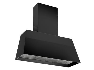 48" Bertazzoni Master Series Contemporary Canopy Hood In Matte Black - KMC48NE