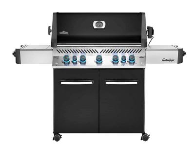 75" Napoleon Prestige 665 Infrared Side and Rear Burners, Black Natural Gas Grill - P665RSIBNK