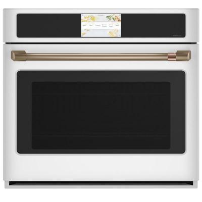 30" Café 5.0 Cu. Ft. Built-In Convection Single Wall Oven In Matte White - CTS90DP4NW2