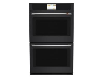 30" Café 10.0 cu. Ft. Built-In Convection Double Wall Oven In Matte Black - CTD90DP3ND1