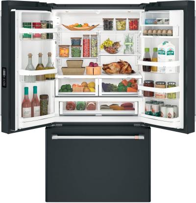 36" GE Cafe 23.1 Cu. Ft. Counter-Depth French-Door Refrigerator - CWE23SP3MD1