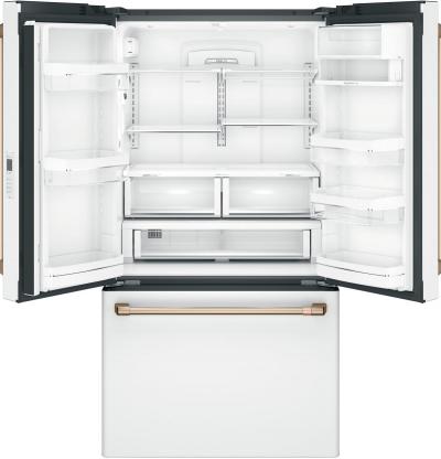 36" Café 23.1 Cu. Ft. Counter-Depth French-Door Refrigerator - CWE23SP4MW2