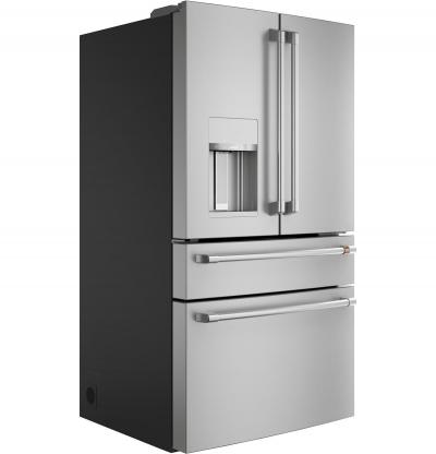 36" Café 27.8 Cu. Ft. Smart 4-Door French-Door Refrigerator - CVE28DP2NS1