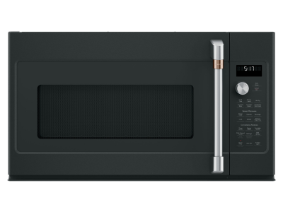 30" GE Café Over-the-Range Microwave Oven in Matte Black- CVM517P3RD1
