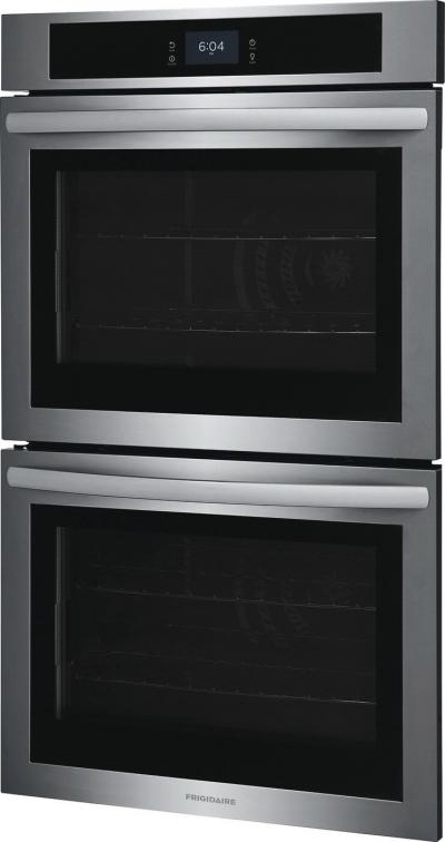 30" Frigidaire 10.6 Cu. Ft. Double Electric Wall Oven With Fan Convection In Stainless Steel - FCWD3027AS