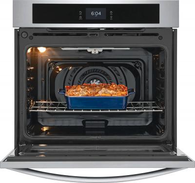 30" Frigidaire 5.3 Cu. Ft. Single Electric Wall Oven With Fan Convection In Stainless Steel - FCWS3027AS