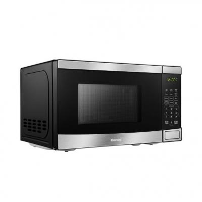 17" Danby 0.7 Cu. Ft. Capacity 700 Watts Microwave With Stainless Steel Front - DBMW0721BBS