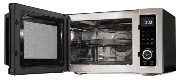 Danby 0.9 cu. ft. Countertop Microwave in Stainless Steel - DBMW0924BBS