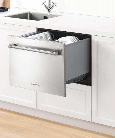 24" Fisher & Paykel Single DishDrawer Dishwasher, 7 Place Settings, Sanitize (Tall) - DD24SV2T9 N