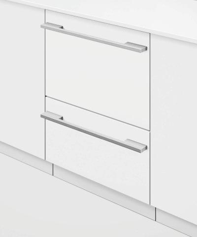 24" Fisher & Paykel Double DishDrawer, 14 Place Settings, Panel Ready (Tall) - DD24DTI9 N