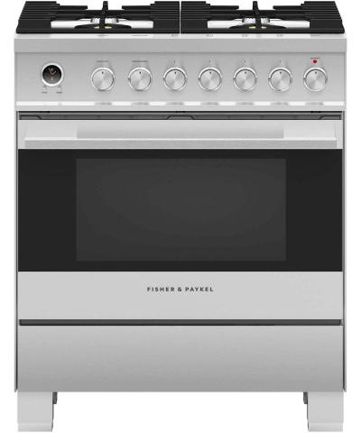 30" Fisher & paykel Dual Fuel Range  - OR30SDG6X1