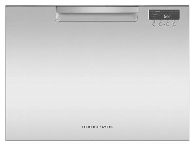 24" Fisher & Paykel Single DishDrawer With 7 Place Settings And Water Softener - DD24SCHTX9 N