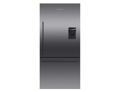 32" Fisher & paykel Black Stainless Steel Counter Depth Refrigerator 17 cu ft, Ice & Water - RF170WDRUB5