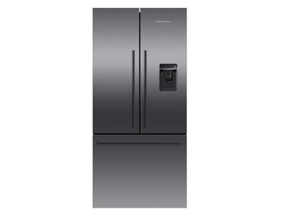 31" Fisher & paykel Black Stainless Steel French Door Refrigerator, 17 cu ft, Ice & Water - RF170ADUSB5