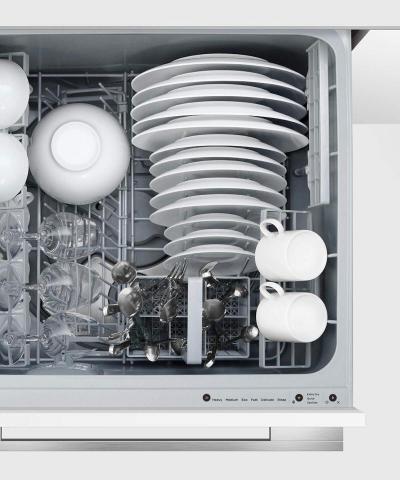 24" Fisher & Paykel Single DishDrawer Dishwasher, 7 Place Settings, Panel Ready - DD24SI9 N