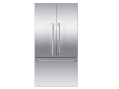 36" Fisher & Paykel French Door Refrigerator 20.1 cu ft, Ice - RF201ACJSX1 N