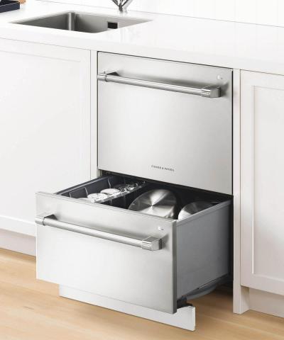 Fisher and Paykel Built-In Tall Double Drawer Dishwasher with 14