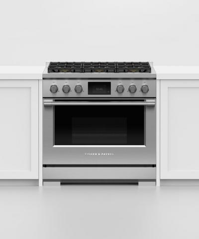 36" Fisher & Paykel Series 9 Professional Dual Fuel Range With 6 Burners - RDV3-366-N