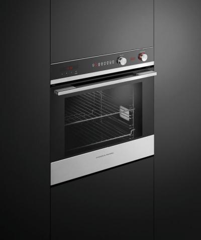 24" Fisher & Paykel Electric Wall Oven with Self Cleaning , 3 Cu. Ft. Total Capacity - OB24SCD7PX1