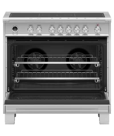 36" Fisher & Paykel Series 9 Classic Induction Range With SmartZone In Stainless Steel - OR36SCI6X1