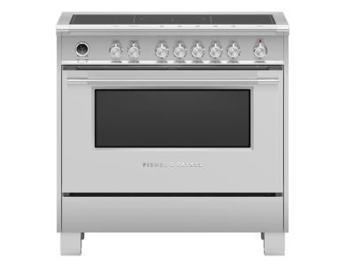 36" Fisher & Paykel Series 9 Classic Induction Range With SmartZone In Stainless Steel - OR36SCI6X1