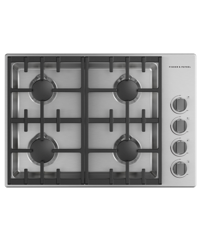 30" Fisher & Paykel Series 7 Professional Natural Gas Cooktop With 4 Burners - CDV3-304-N