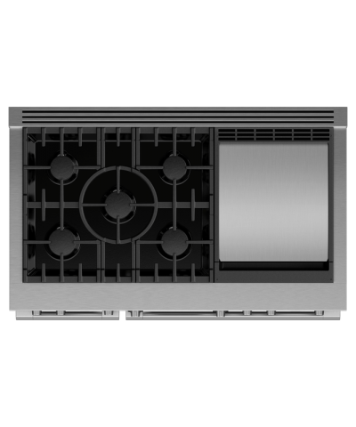 48" Fisher & Paykel Series 9 Professional Dual Fuel Range With Griddle - RDV3-485GD-L