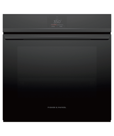 24" Fisher & paykel Series 9 Minimal Built-In Wall Oven In Black - OB24SDPTB1