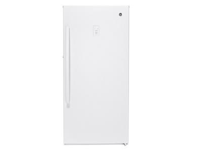 28" GE 14.1 Cu. Ft. Frost Free Upright Freezer - FUF14SMRWW