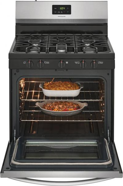 30" Frigidaire 5.0 Cu. Ft. Free Standing Gas Range - FCRG3052AS