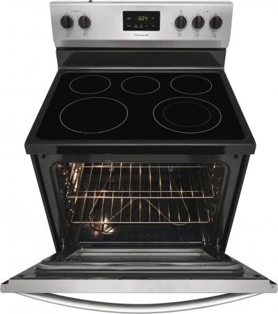 30" Frigidaire 5.3 Cu. Ft. Free Standing Electric Range With 5 Burners - FCRE305CAS