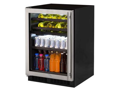 24" Marvel Dual Zone Wine and Beverage Center - ML24WBG1LS