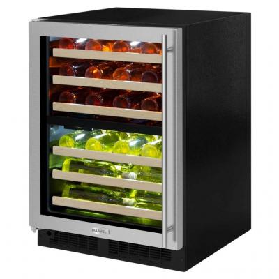 24" Marvel High Efficiency Dual Zone Wine Refrigerator - ML24WDP4LP