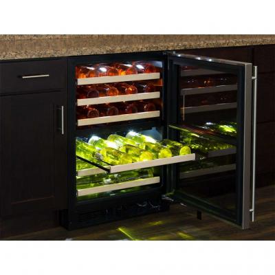 24" Marvel High Efficiency Dual Zone Wine Refrigerator - ML24WDP4LP