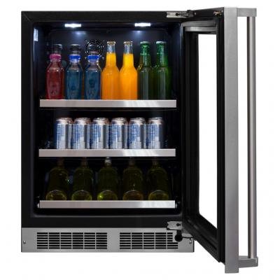 24" Marvel Beverage Center with Display Wine Rack - MP24BCF4RP