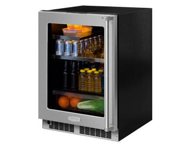 24" Marvel Professional Beverage Refrigerator with Drawer - MP24BRG4LS