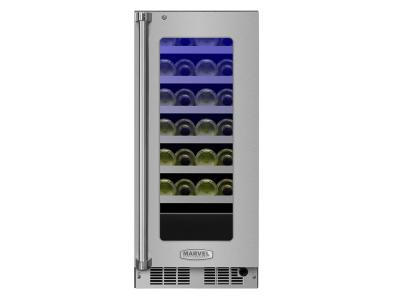 15" Marvel Professional High Efficiency Single Zone Wine Refrigerator - MP15WSF4RP