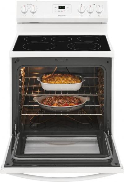 30" Frigidaire 5.3 Cu. Ft. Free Standing Electric Range With 5 Burners - FCRE305CAW