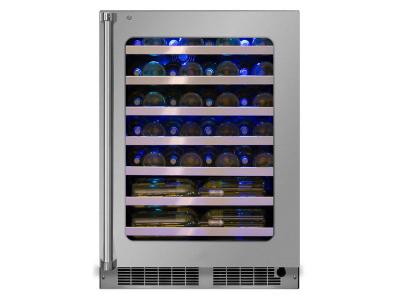 24" Marvel Professional Single Zone Wine Refrigerator with Hinge Pin - MP24WSG0RS