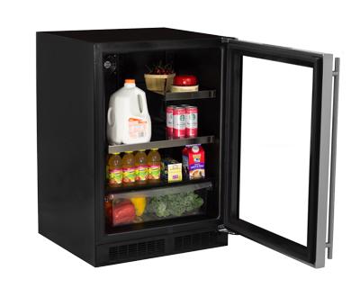 24" Marvel Beverage Refrigerator with Drawer - ML24BRG2RS