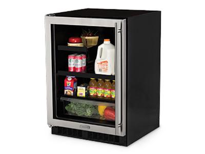 24" Marvel Beverage Refrigerator with Drawer - ML24BRF3LP