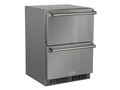 24" Marvel Outdoor Refrigerated Drawers - MO24RDS3NS