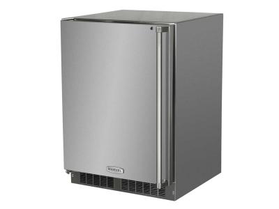24" Marvel Outdoor Refrigerator with Door Storage - MO24RAS2LS